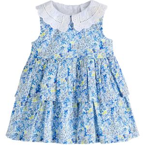 Next Jurk  blauw / geel / wit