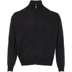 aleva Gebreid vest  zwart