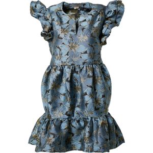 Coast Jurk 'Daisy'  duifblauw / goud / zwart