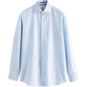 Next Overhemd  lichtblauw / wit