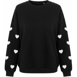 studioselect Sweatshirt 'Clara'  zwart / wit