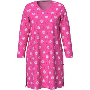 Ulla Popken Nachthemd  pink / wit