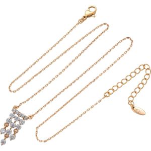 faina Ketting  rose-goud / wit