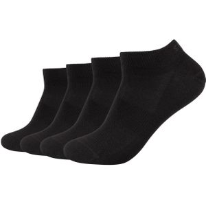 Enkelsokken - Zwart - Materiaalmix - 4 Paar