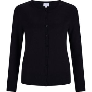 CASH-MERE.CH Gebreid vest  zwart