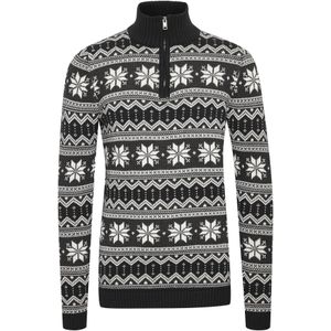 !Solid Trui 'SDWinoldo'  zwart / wit