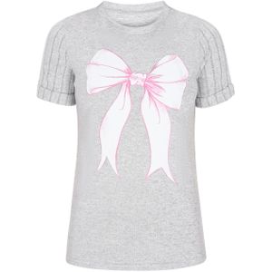 faina Shirt  lichtblauw / rosa