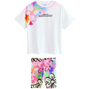 Next Set  blauw / pink / zwart / wit