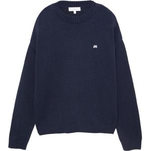 Pull&Bear Trui  navy / wit