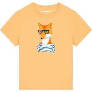 Watapparel Shirt ' Fuchs '  lichtgeel / gemengde kleuren