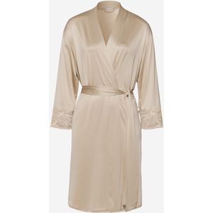 Hanro Badjas kort ' Lilith Kimono '  beige