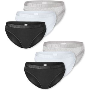 ELLE Slip  lichtgrijs / zwart / wit