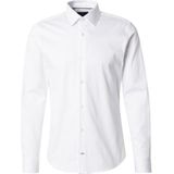 Overhemd - Pit - Effen - Katoen - Slim Fit - Lange Mouw