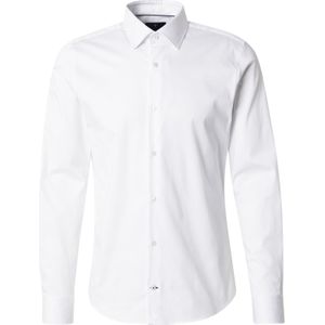 Overhemd - Pit - Effen - Katoen - Slim Fit - Lange Mouw