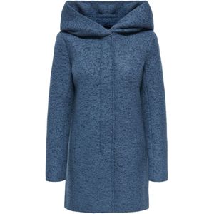 Onlsophia - Jas - Lange Mouwen - Omkeerbaar - Knoop en Ritssluiting - Lang