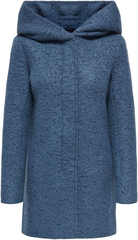 Onlsophia - Jas - Lange Mouwen - Omkeerbaar - Knoop en Ritssluiting - Lang