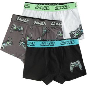 Cool Club Onderbroek  donkergrijs / zwart / wit