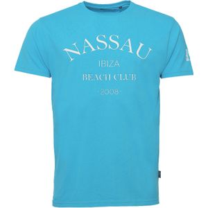 NASSAU Beach Club Shirt ' NB231044 '  aqua / wit