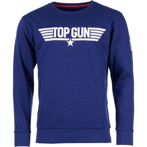 TOP GUN Sweatshirt  donkerblauw / wit