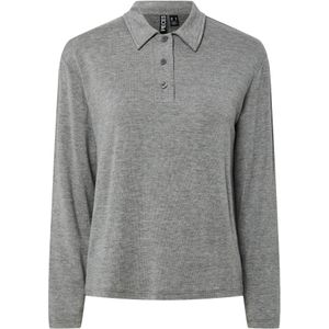 PIECES Shirt 'PCRitt'  grijs gemêleerd