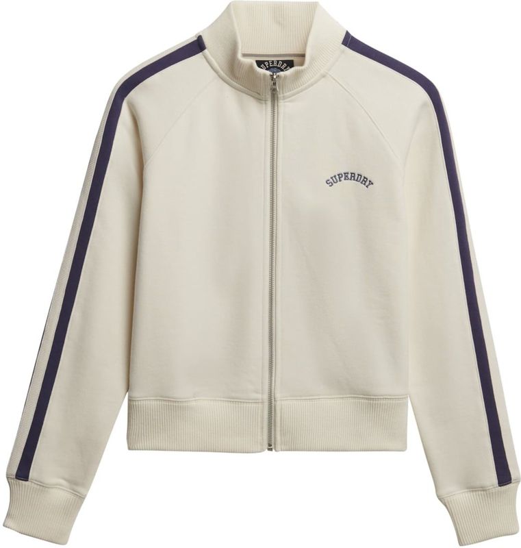 Superdry - Essential Logo Track Sweatshirt - Zwart - Met Rits