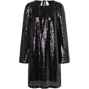 Ana Alcazar Avondjurk ' Tadya '  zwart