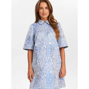 NÜMPH Jurk ' NUVIDA '  royal blue/koningsblauw / gemengde kleuren