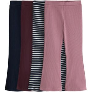 The Set Leggings  rosa / bordeaux / zwart / wit