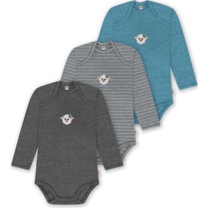 normani Rompertje/body 'Auckland'  beige / blauw / grijs / wit