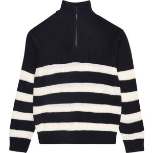 ABOUT YOU Trui 'Costia'  blauw / wit