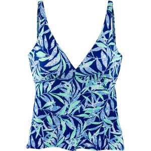 Look - Tankini - Blauw Gedessineerd - Recycling-Polyamide
