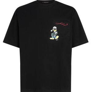 Karl Lagerfeld Shirt 'Disney x Karl Lagerfeld'  geel / rood / zwart / wit