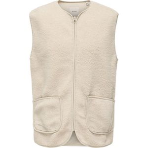 Onstony - Fleece Spencer - Mouwloos - V-Hals - Ritssluiting