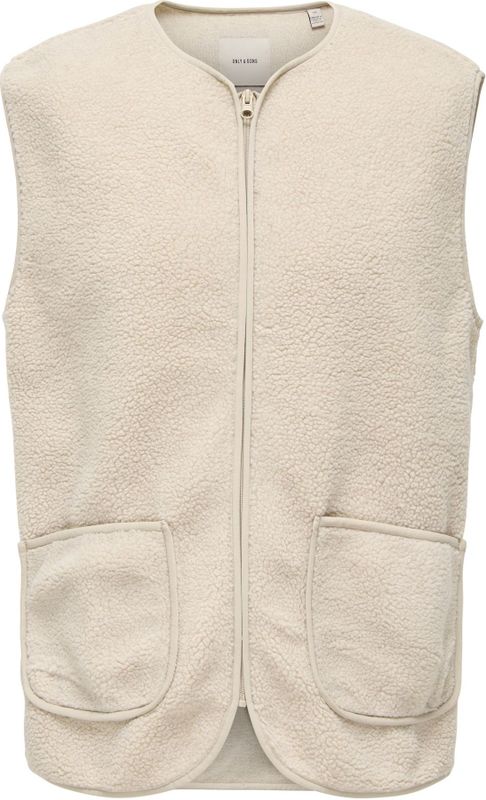 Onstony - Fleece Spencer - Mouwloos - V-Hals - Ritssluiting