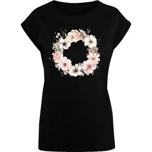 F4NT4STIC Shirt  rosa / zwart / wit