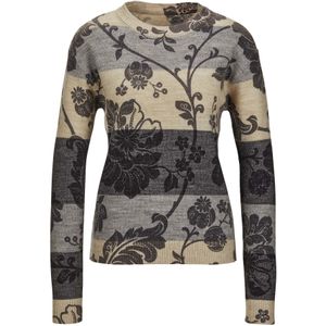 MADELEINE Trui  beige / stone grey / donkergrijs