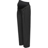 Only Maternity Bandplooibroek 'OLMPleat'  donkergrijs