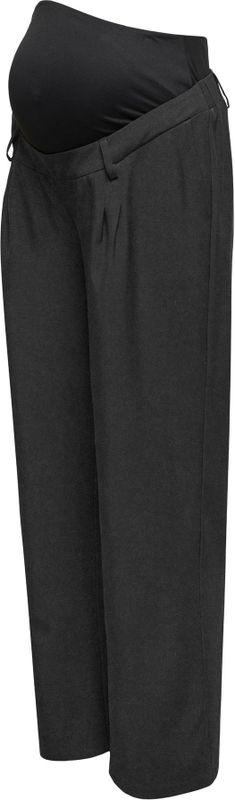 Only Maternity Bandplooibroek 'OLMPleat'  donkergrijs