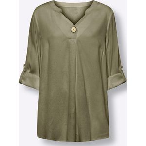 heine Blouse  olijfgroen