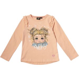 KOROSHI Shirt  goud / abrikoos / zwart / wit