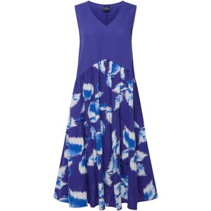 LAURASØN Jurk  violetblauw / wit