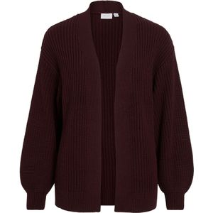 VILA Gebreid vest 'VIEHA'  chocoladebruin