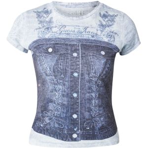GUESS Shirt  marine / blauw denim / lichtblauw