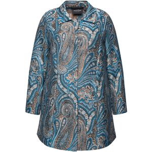 Ulla Popken Tussenjas  blauw