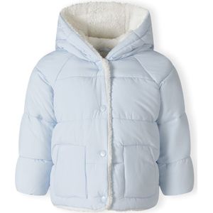 MINOTI - Winterjas - Lichtblauw - Gewatteerde Jas - Warm Gevoerd