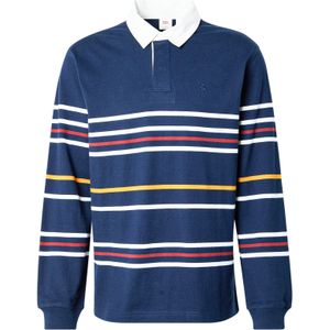 LEVI'S ® Shirt 'Union Rugby Shirt'  donkerblauw / goudgeel / rood / wit
