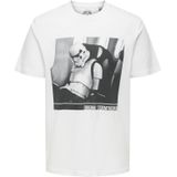 Only & Sons Shirt 'ONSSTORMTROOPER'  grijs / donkergrijs / zwart / wit