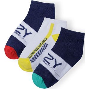 MINOTI Sokken  marine / cyaan blauw / geel / rood / wit