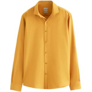 D’S Damat Zakelijk overhemd  mosterd