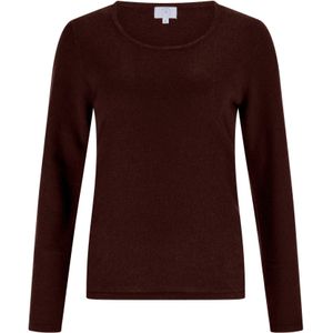 CASH-MERE.CH Trui  donkerbruin